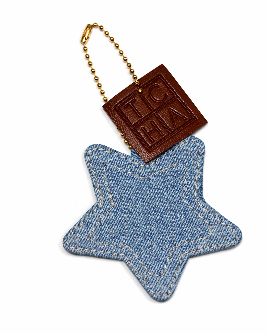 Denim Star Charm