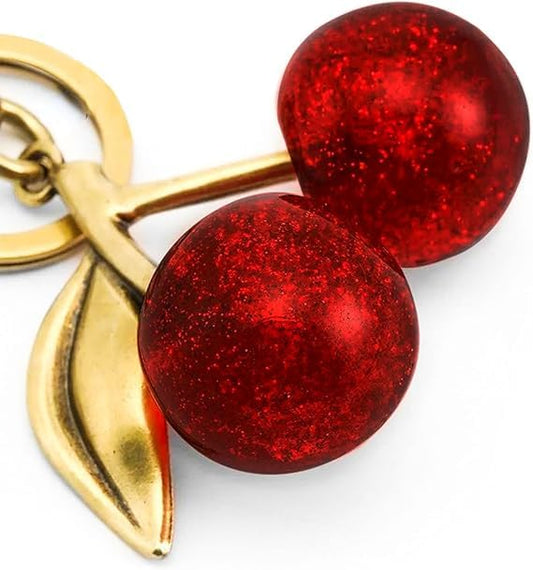 Cherry On Top Glitter Charm