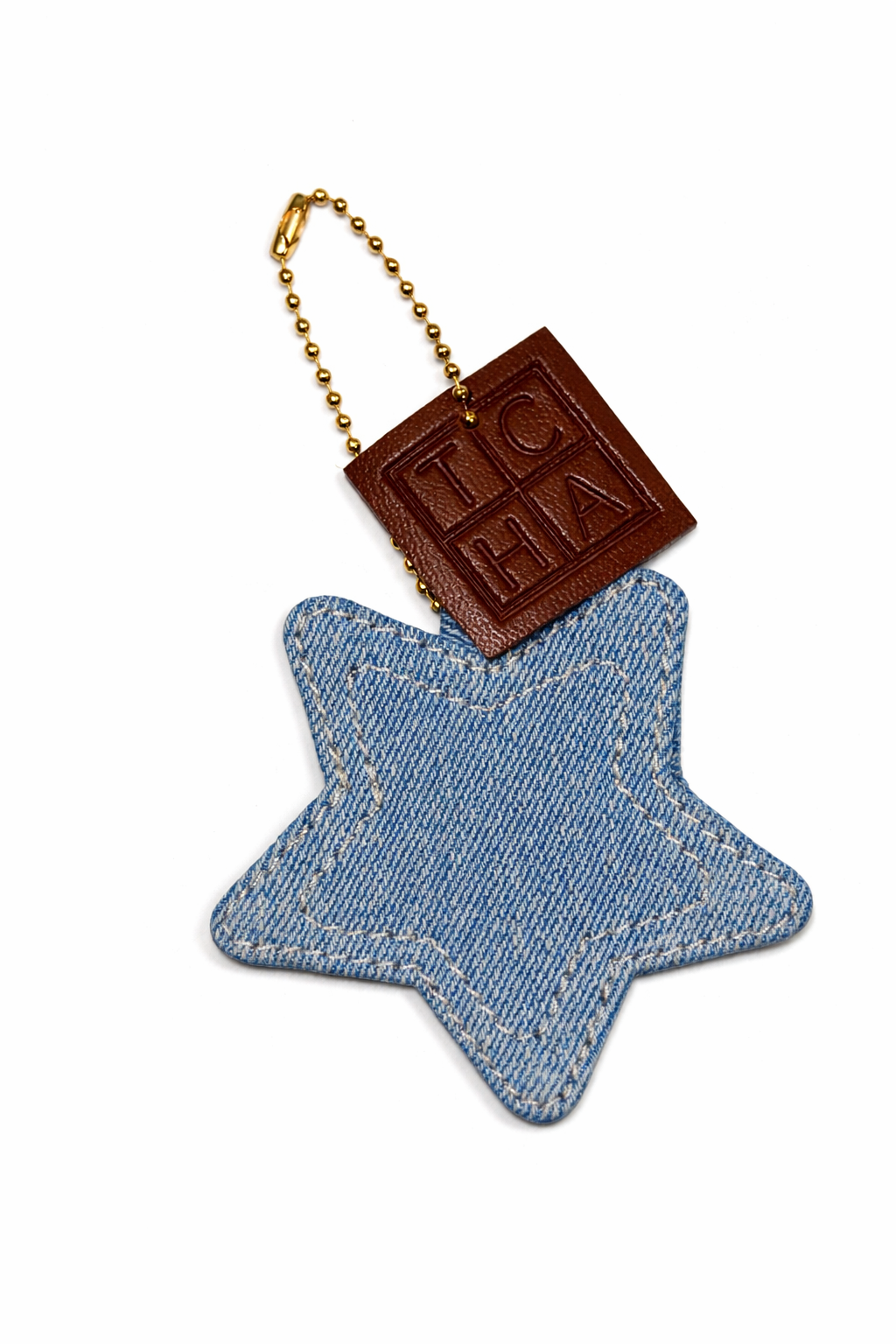 Denim Star Charm