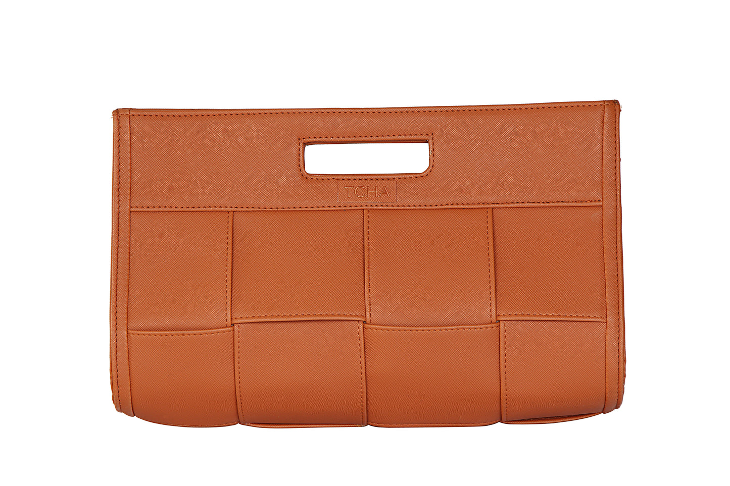 Ginger Orange Statement Clutch