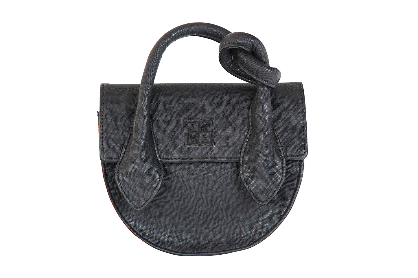 The Black Pretzel Knot Bag