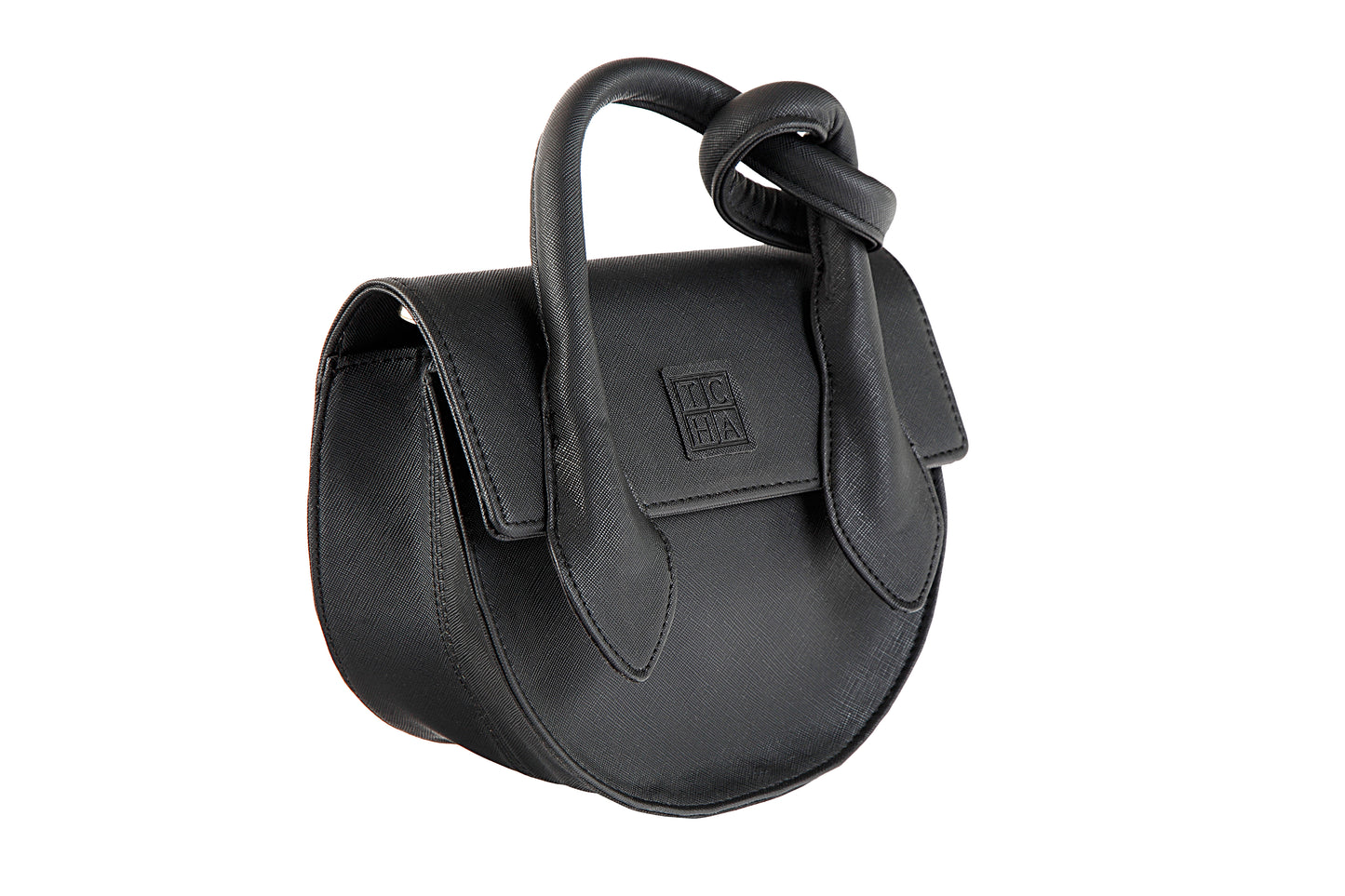The Black Pretzel Knot Bag
