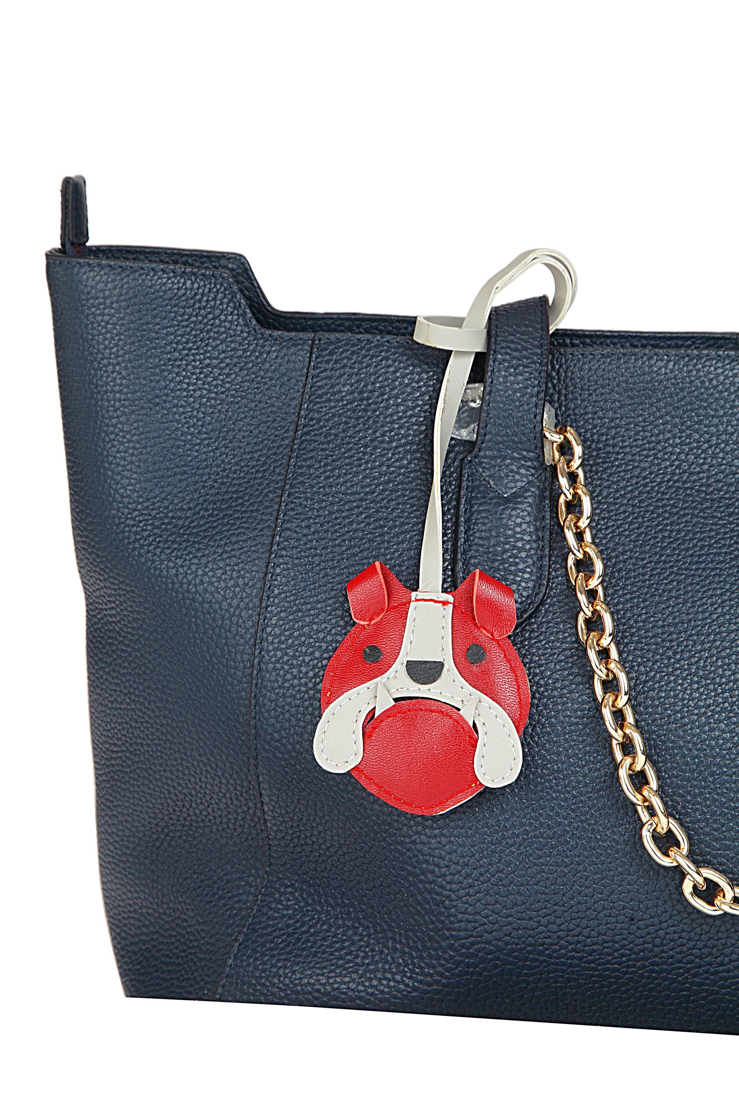Waffles the Bulldog Bag Charm