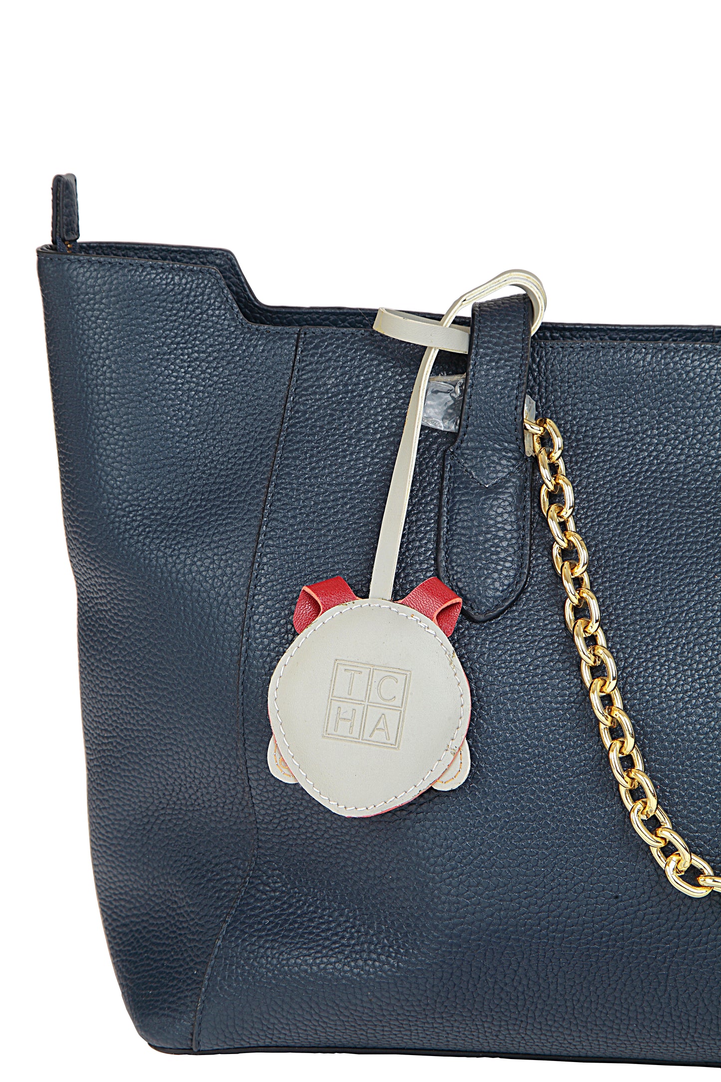 Waffles the Bulldog Bag Charm