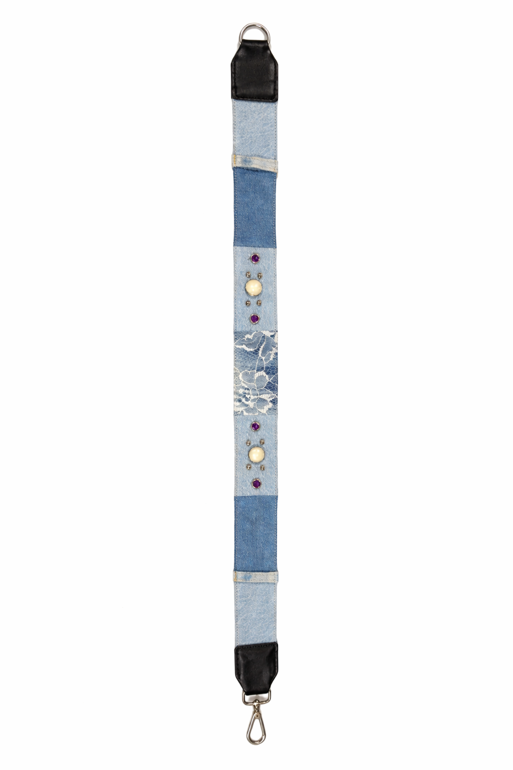 Vintage Lace Denim Reversible Belt