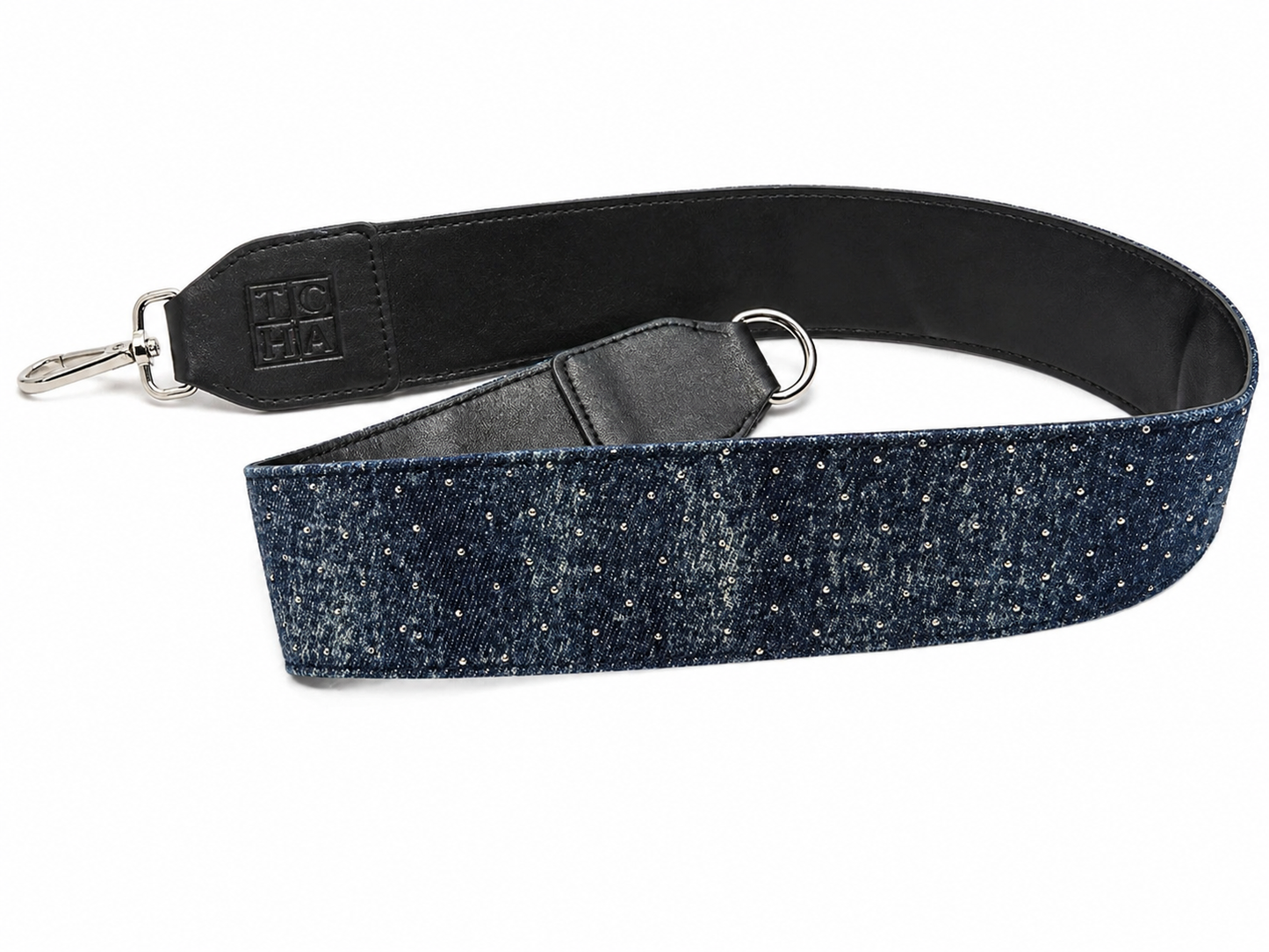 Starlight Crystal Denim Reversible Belt