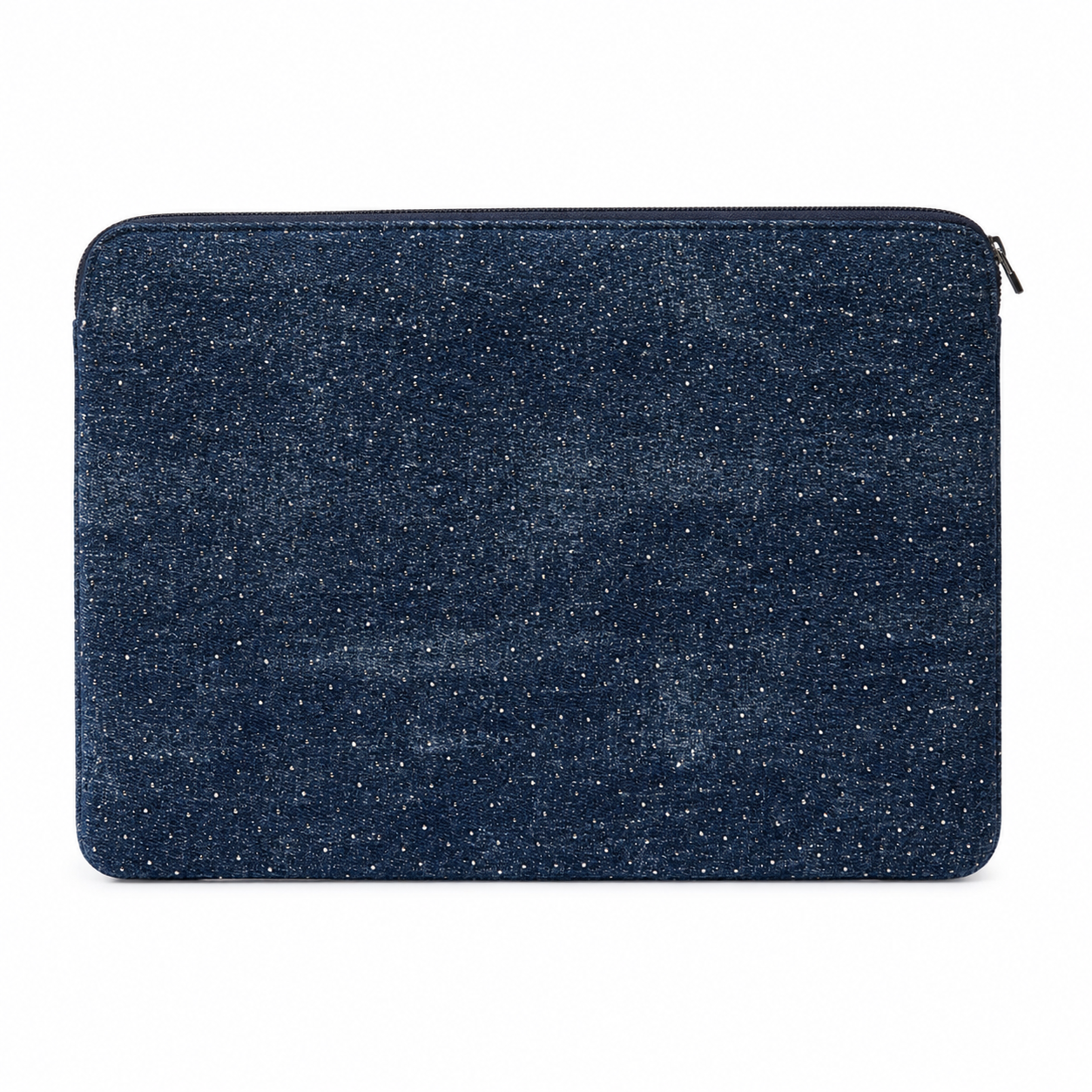Dark Ombre Crystal Denim Laptop Sleeve