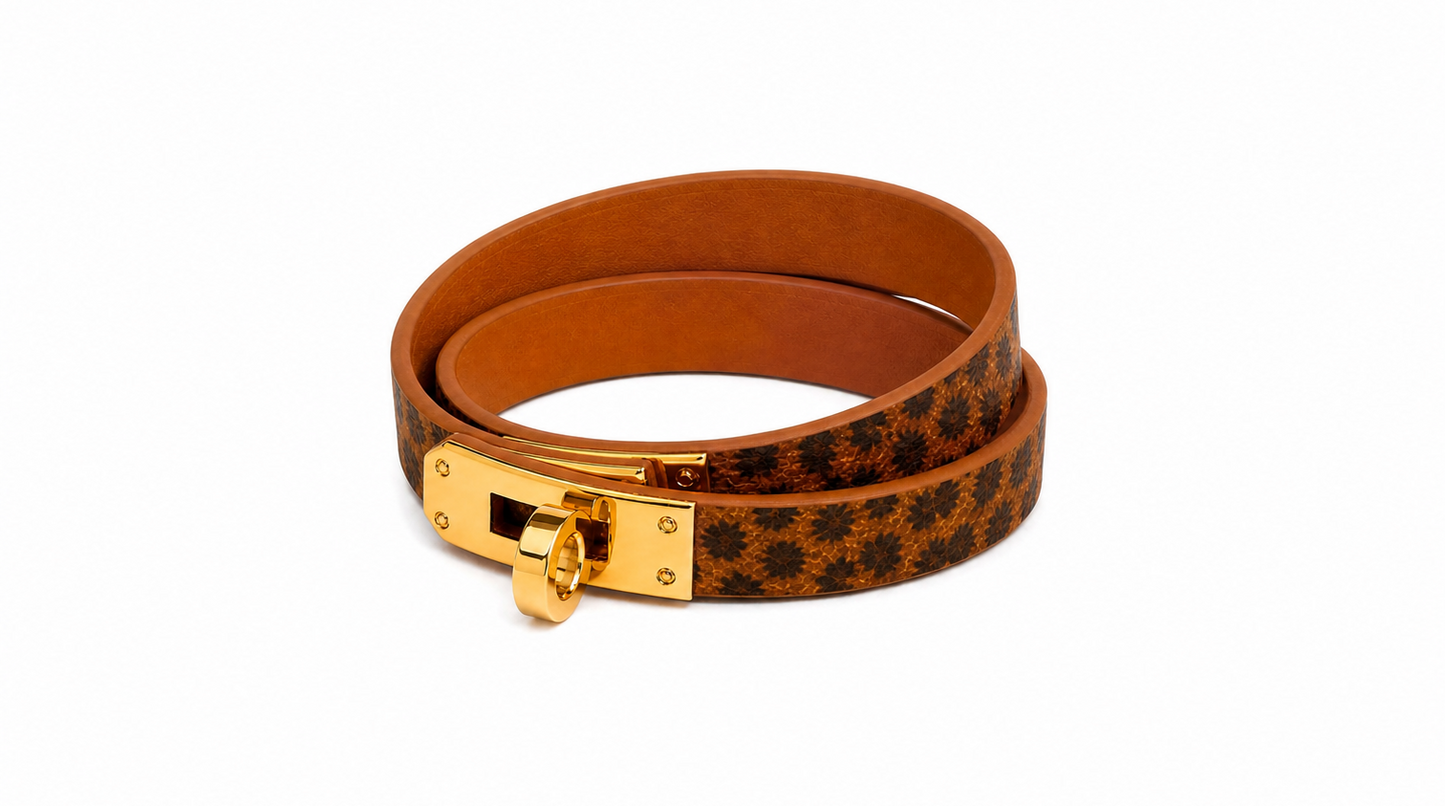 TCHA Double Tour Leather Bracelet
