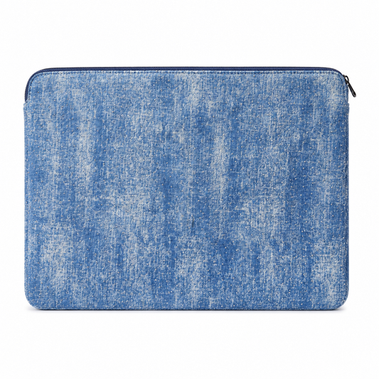 Light Ombre Crystal Denim Laptop Sleeve
