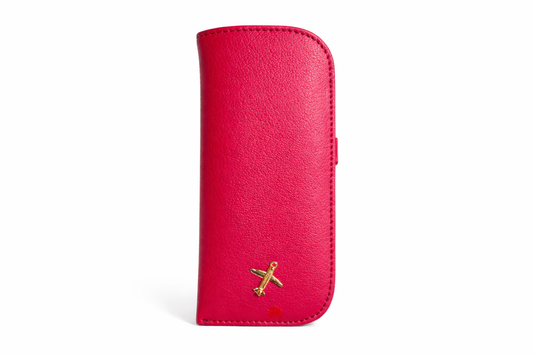 Cherry Red Sunglass Case